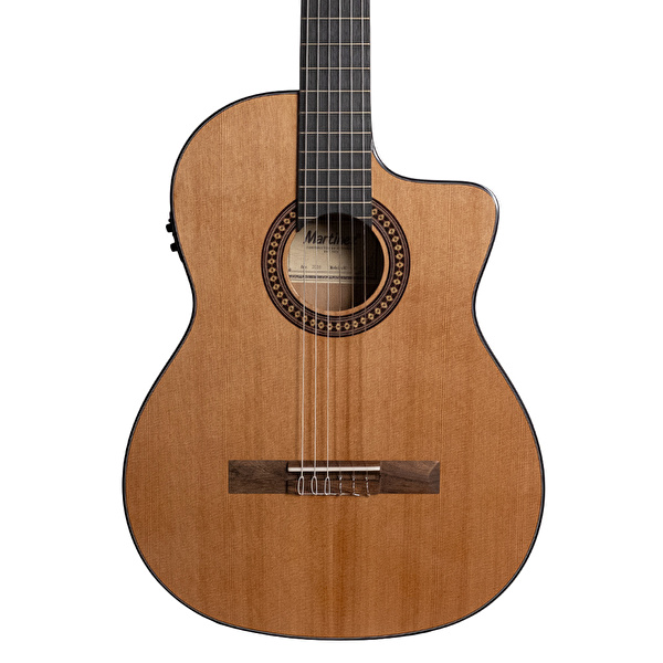 Martinez MC-10C CE Elektro Klasik Gitar